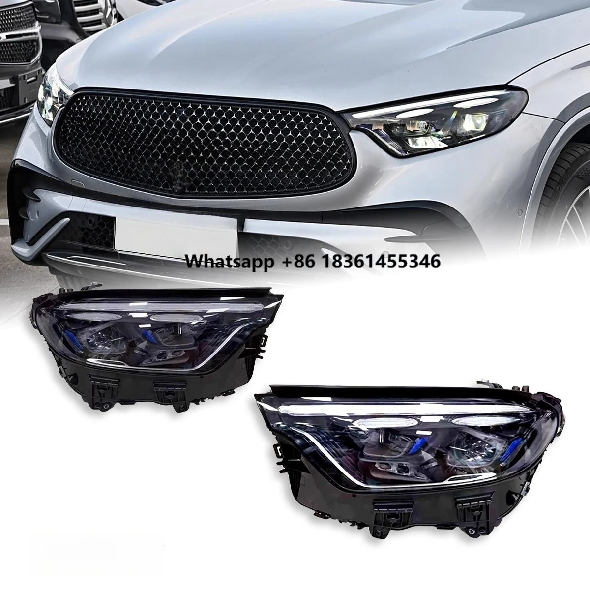 

Светодиодные фары для Mercedes-Benz GLC W254 в сборе с высококачественными LED-линзами, ДХО и поворотниками, 2023-2025 гг.