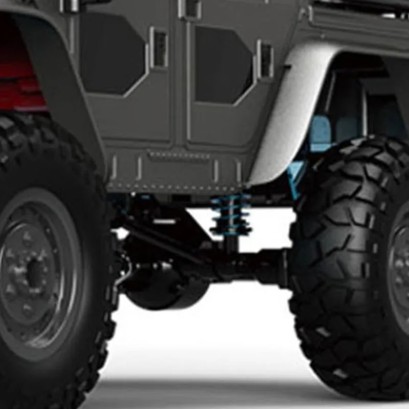 JJRC Q121 1/12 4WD Veículo off road com controle remoto 14,3 polegadas RTR Amortecedores 370 Motor escovado Modelo de carro crawler RC