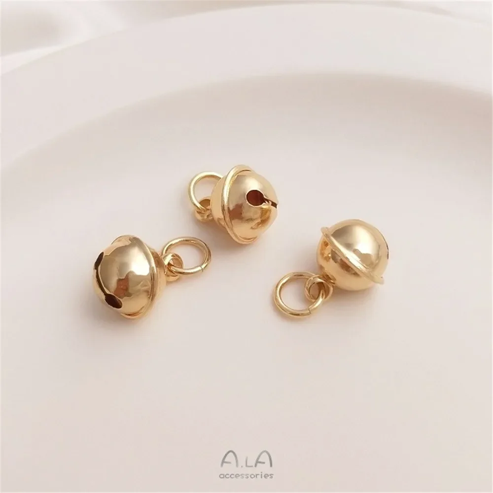 จี้ระฆัง 14K Gold-Plated สร้อยข้อมือจี้ DIY วัสดุเครื่องประดับอุปกรณ์เสริม K115