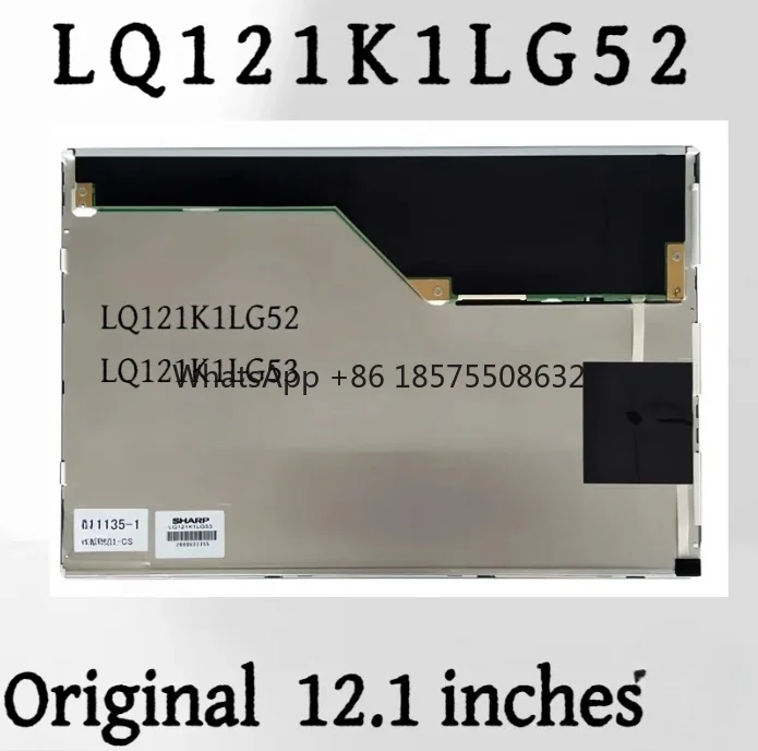Lq121K1Lg52 Lq121K1Lg53 Brand New 12.1-Inch Sharp Industrial A-Grade Ips Lcd Panel Display Screen 100% Tested and Shipped