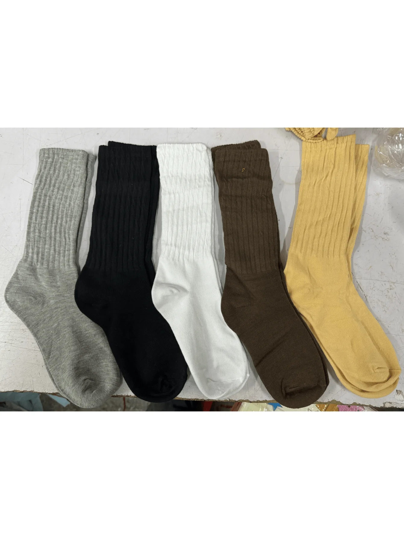 Calzini impilati, caldi autunnali e invernali, tubo lungo, calzini a bolle, colorati, al polpaccio, calzini sportivi da donna, calzini