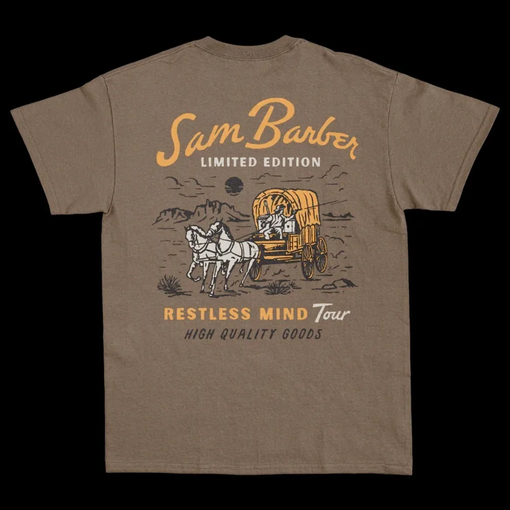 

Футболка Sam Barber, футболка Merch, мужская забавная футболка с короткими рукавами, топы унисекс