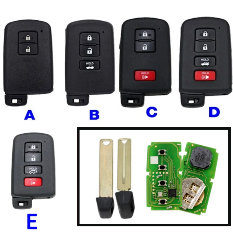 Global Xhorse VVDI XM38 Smart Key XSTO01EN XSTO01EN Remote Key 8A 4D 4A BA Chip for Toyota Lexus Updated Version Support 312-433