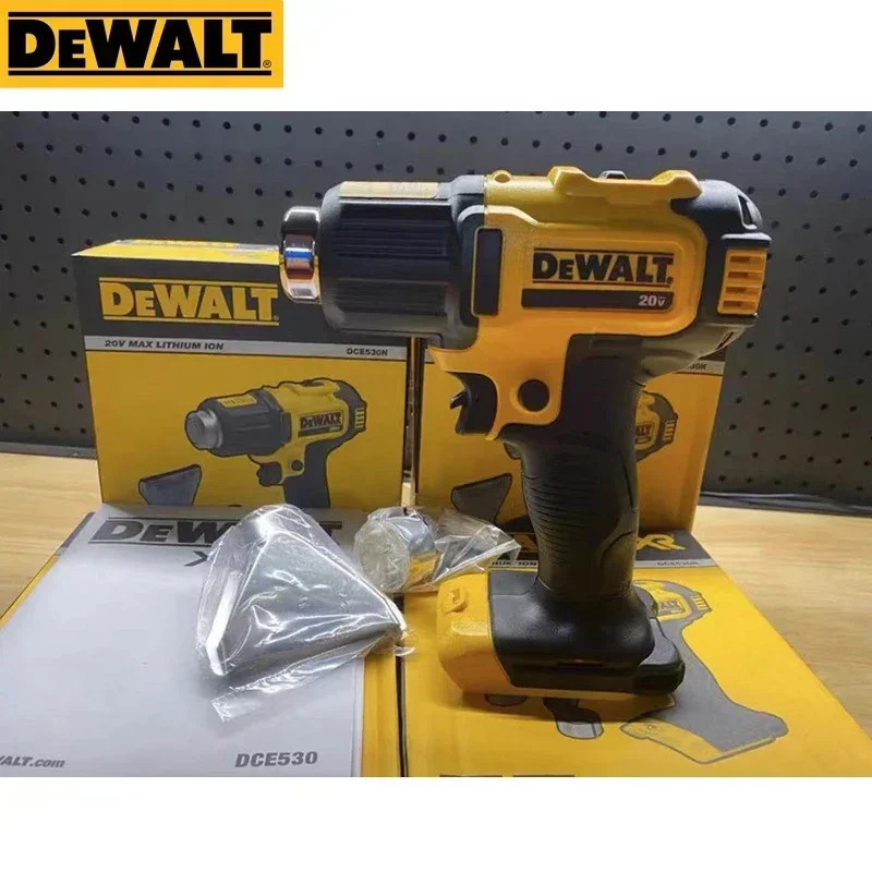 DEWALT DCE530 20V Cordless Heat Gun Tool Only High Power Welding Thermal Blower Heat Shrink Wrapping Tool Hot Air Gun DCE530N