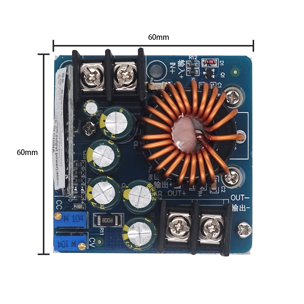 DC-DC 400 واط عالية الطاقة تنحى الجهد المستمر تيار مستمر قابل للتعديل وحدة إمداد الطاقة