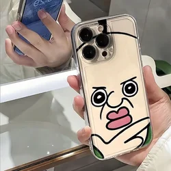 Funny Couple Cartoon Protect pattern Phone Case For iPhone 16 15 14 13 12 11 Pro Max XR XS Max78Plus Y2K Korean Comic Cute Case