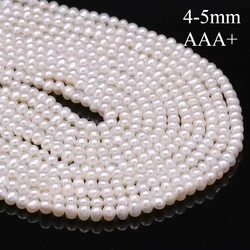 Wholesale Natural Freshwater Pearls Beads Baroque Loose Spacer Beads For Jewelry Making DIY Bracelet Neckalce Accessories 4-5mm