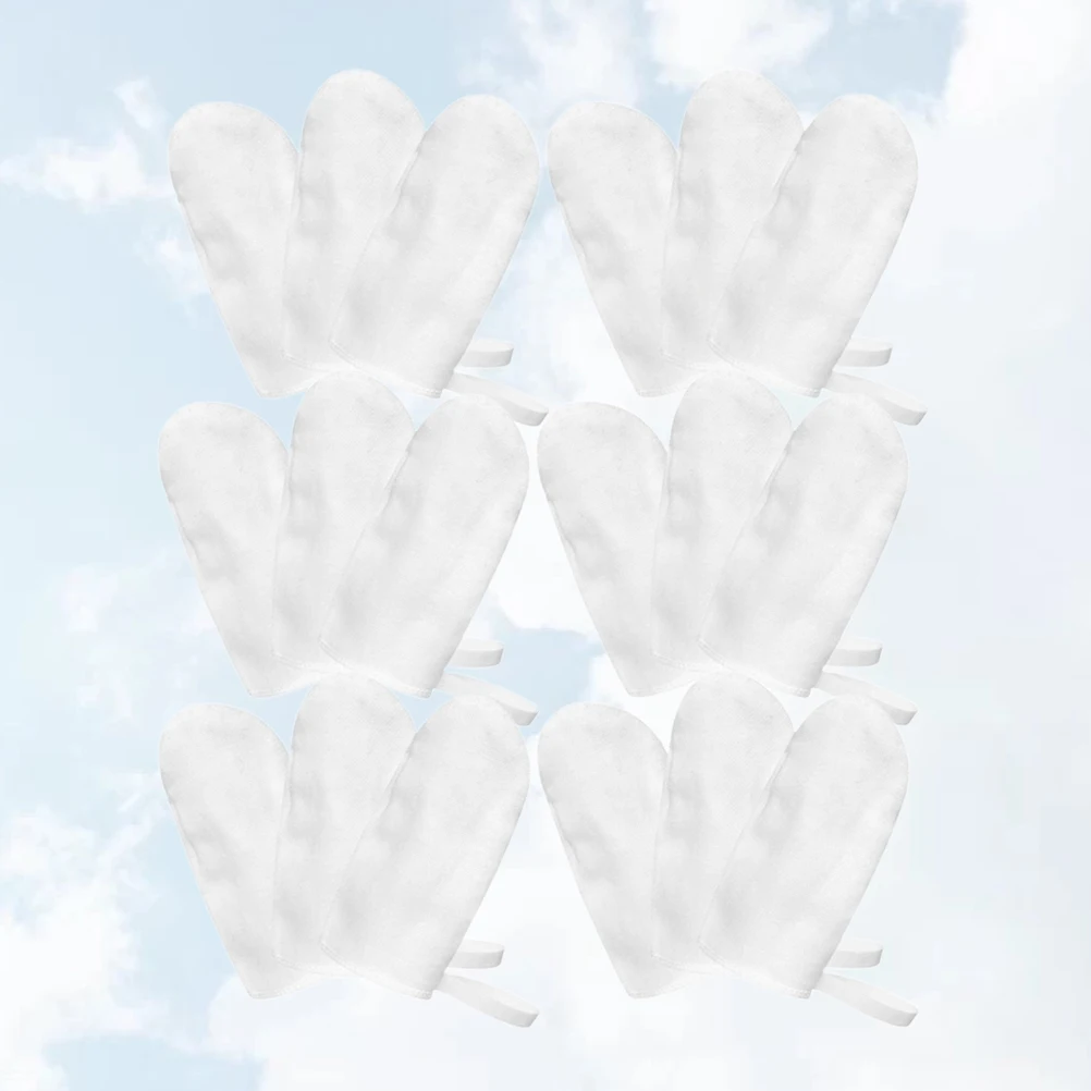 

18 Pcs Oral Cleaning Finger Teeth Gauze Cleaner Soft Absorb Water Sterilized Safe Drawstring Fits Everyone
