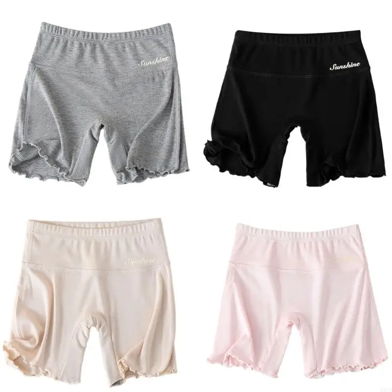 Breathable Stretchy Underwear for Active Girls Solid Color Underwear Panties A2UB