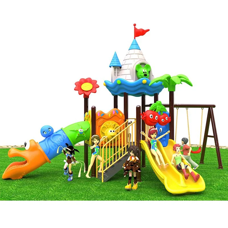 

Children Playground Slide with Swing Sets for Kids