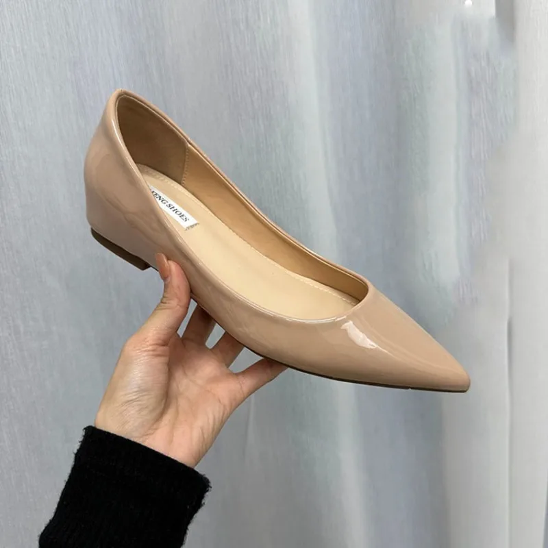 Sexy Pointed Toe Inner Heightened Shallow Mouth Women's Shoes Versatile Temperament Women's Commuting Fashion Single Shoes image 4