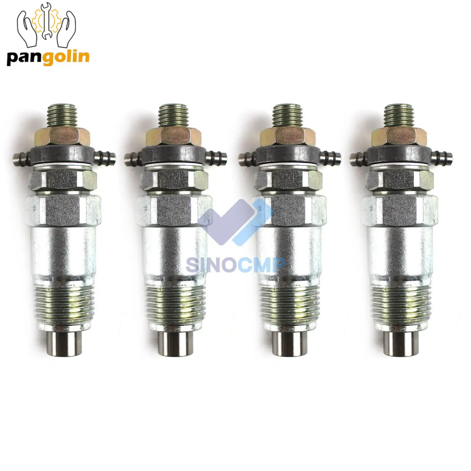 

4pcs Fuel Injectors 15271-53000 For Kubota D1302 D1402 V1702 V1902 Engine Excavators Accessories Parts