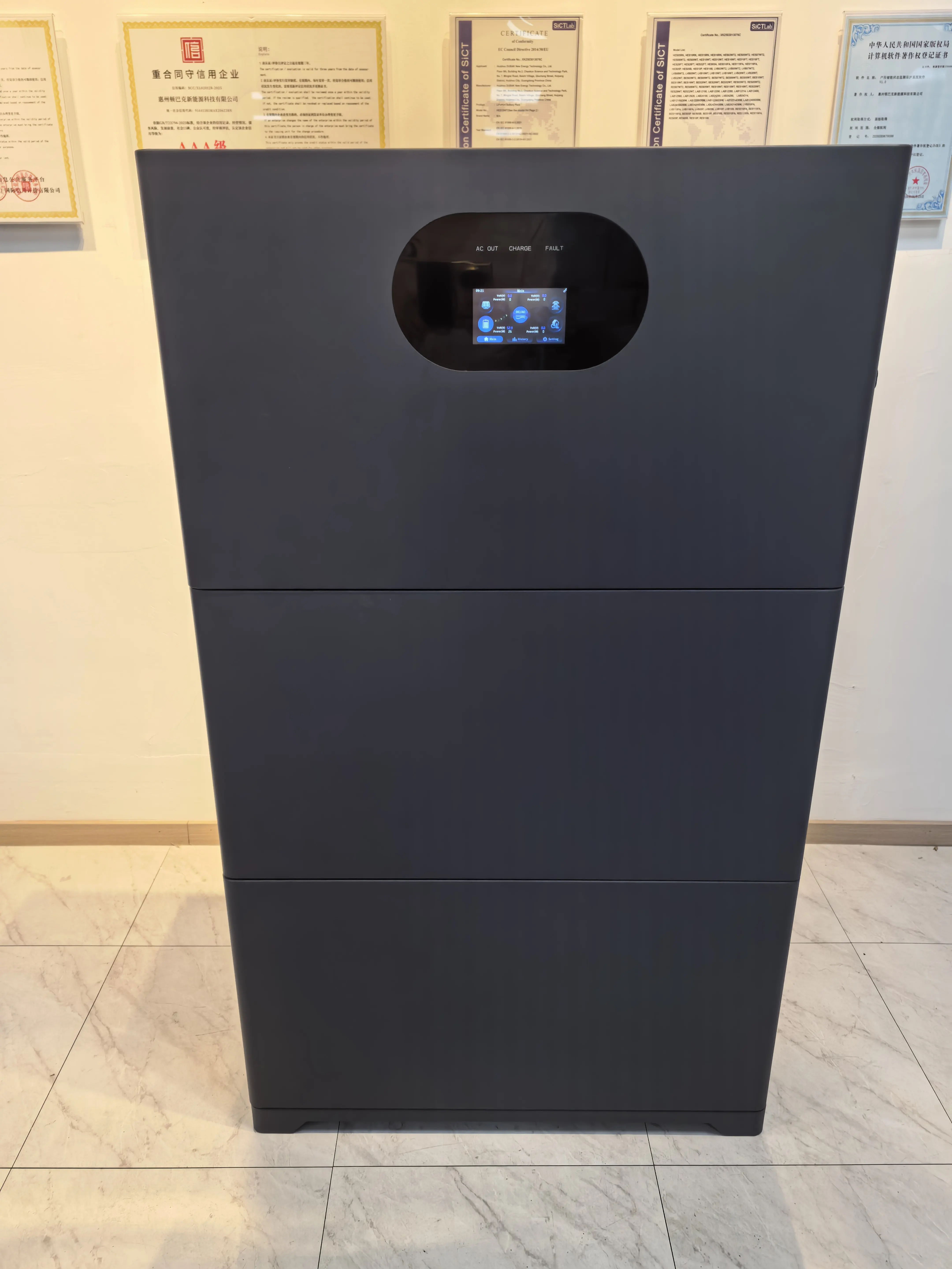 Stackable All-in-One Home Energy Storage System, 120/240V Split Phase Solar Inverter with BMS EMS for North American Homes