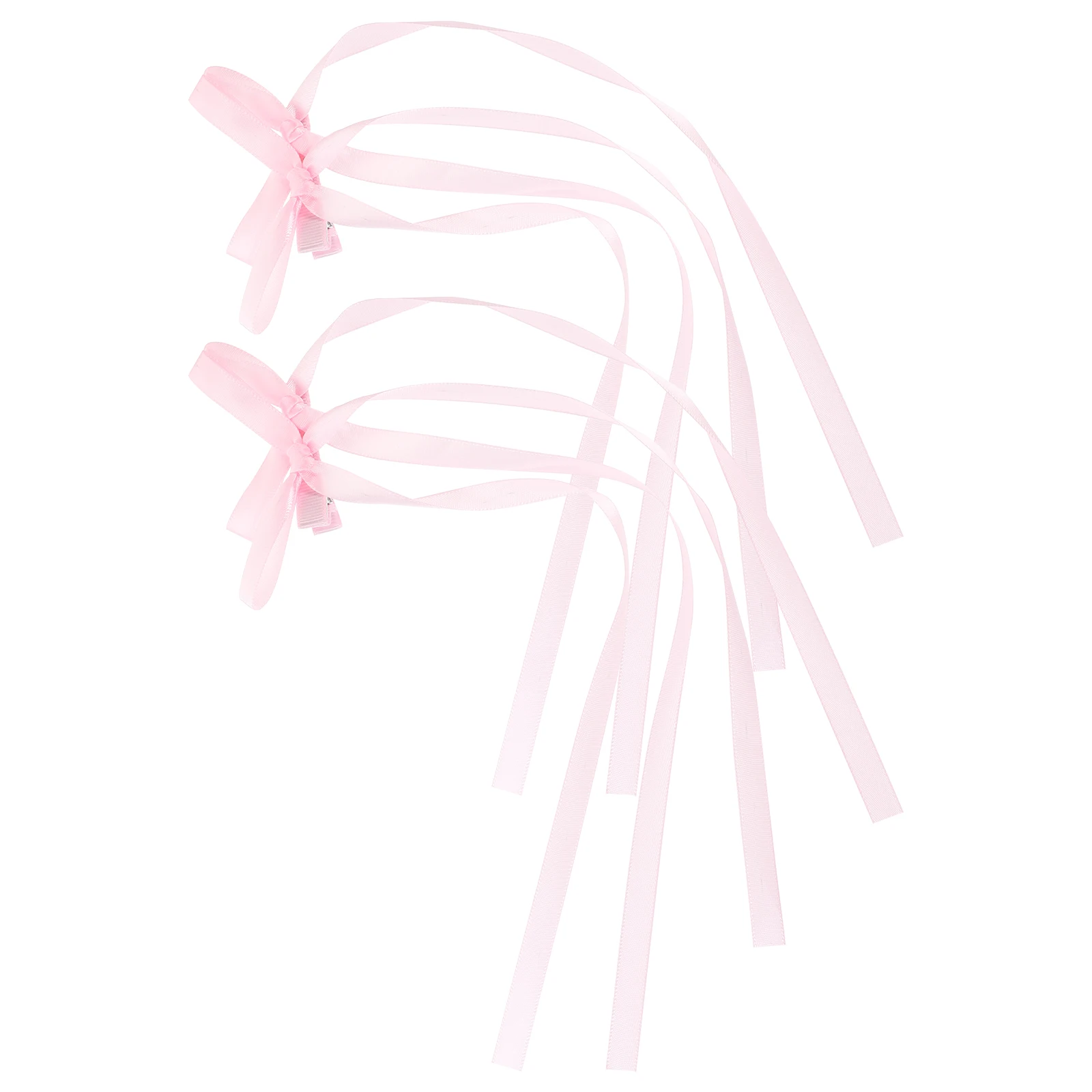 

2 Pcs Double Bow Hair Clips Adjustable Fabric Ribbon Headb s Women Girls Hair Accessories Soft Comfortable Material Versatile