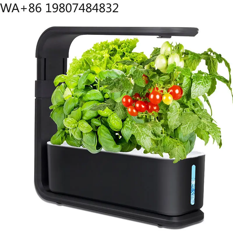 3 Pod Compact Self Circulation Soilless Grow Pot 15W Full Spectrum LED Light Mini Hydroponic Cultivation Kit For Small