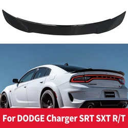 For DODGE Charger SRT SXT R/T Pursuit 2015-2019 New Carbon Fiber Look /Black Car Rear Roof Spoiler Wing Trunk Spoiler Wing Lip