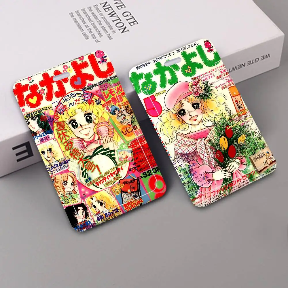 

Держатель для бейджей Candy Candy в стиле аниме, из ПВХ, для удостоверений личности, ключей и кошелька, для работы и медсестер