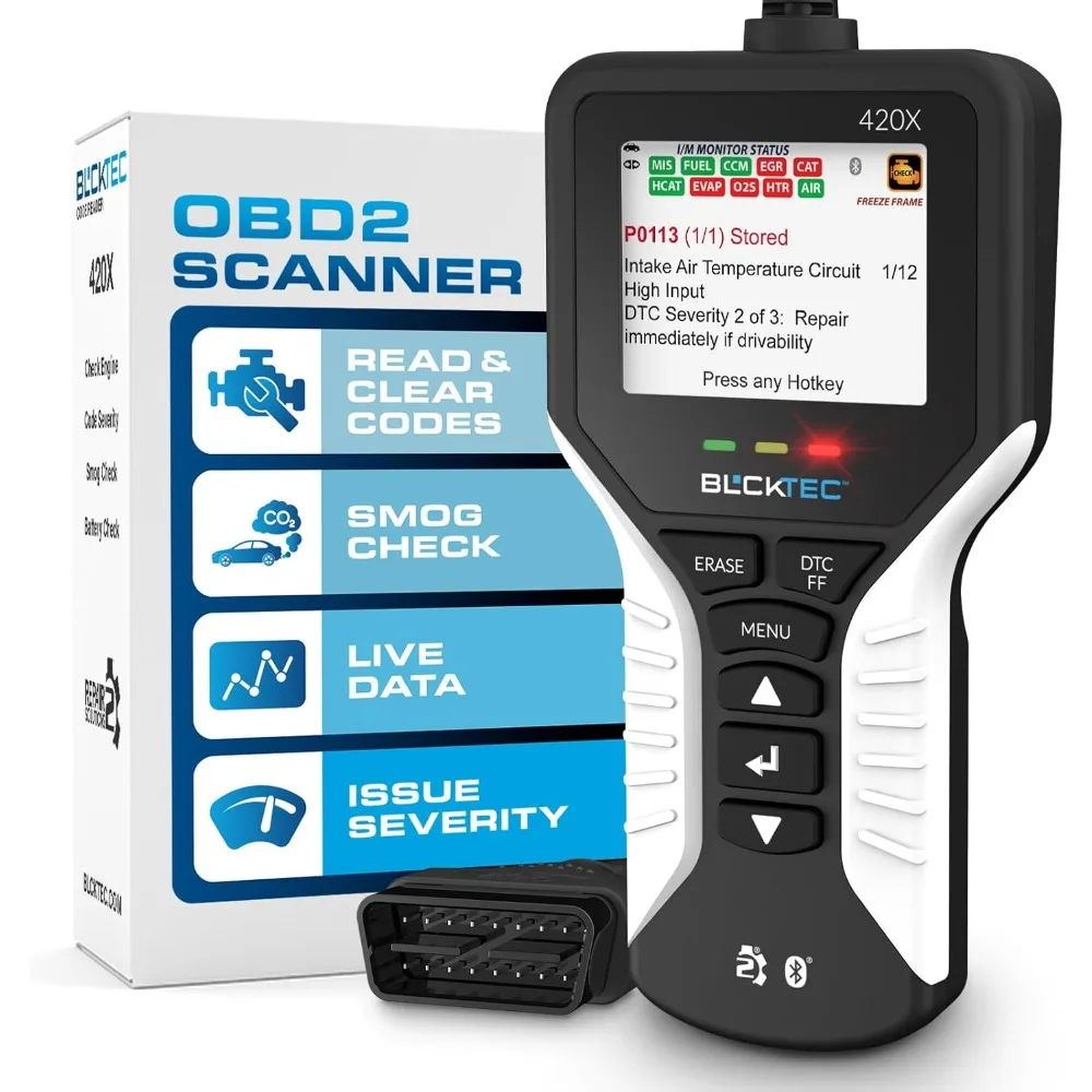 

Диагностический инструмент сканера OBD2 420X, чтение и четкая проверка света двигателя, считыватель автомобильных кодов для всех автомобилей OBDII 1996 года и новее
