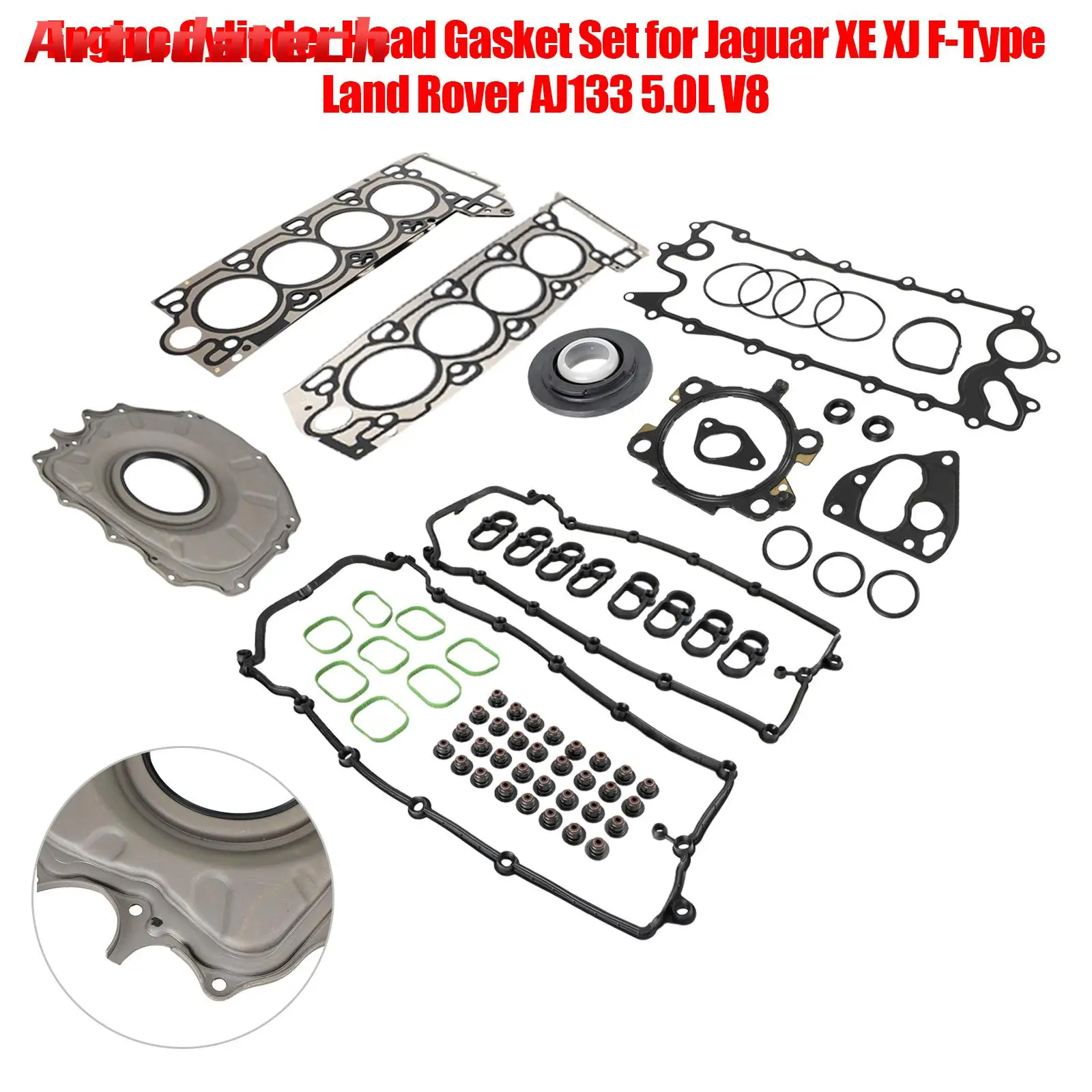 

Artudatech Engine Cylinder Head Gasket Set for Jaguar XE XJ F-Type Land Rover AJ133 5.0L V8 Car Accessories