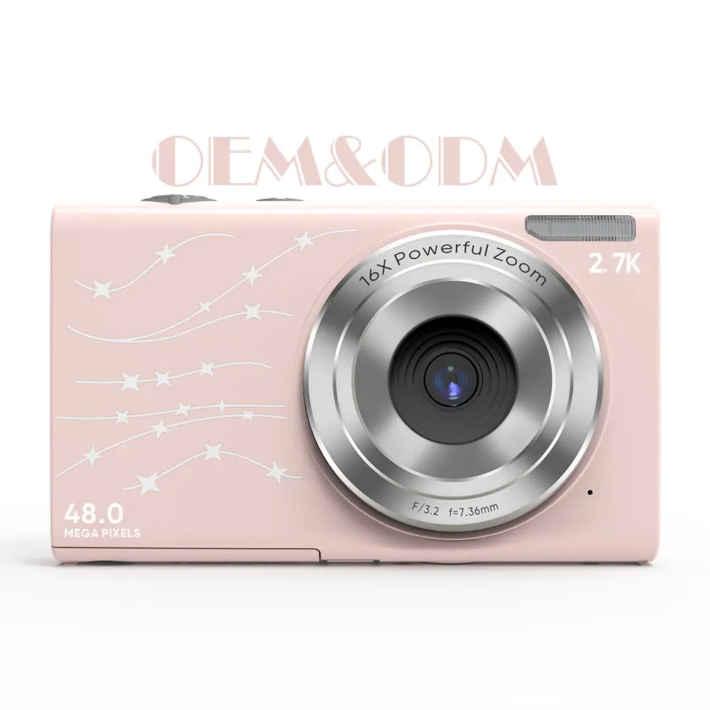 Hbnkh Camera Recording  2.8inch IPS Full HD 1080P  Action Auto Focus DSLR Mini Digital Camera