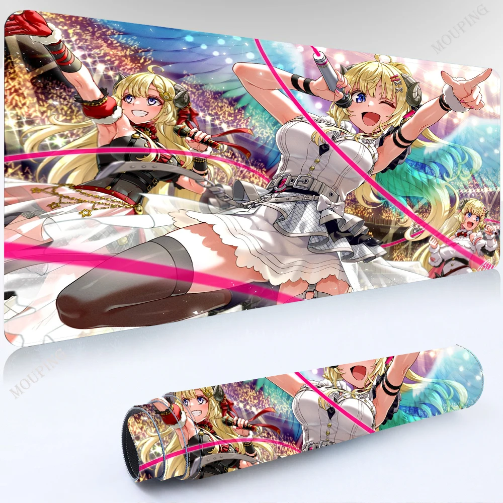 

Girl Mausepad Table Mouse Gamer Accessories Pad on The Table Laptop Anime Mouse Mats Kawaii Gaming Keyboard Pad Rug Desk Mat