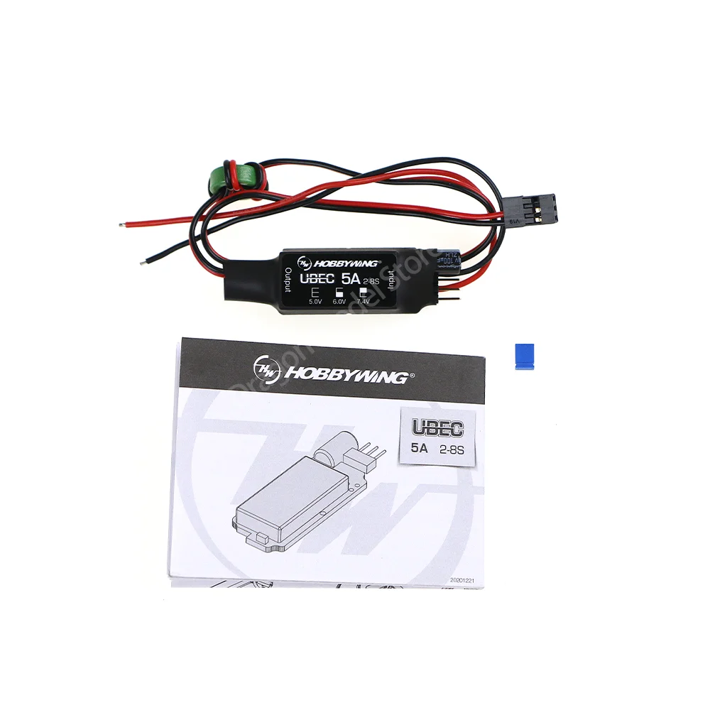 RC Crawler Power Accessory Hobbywing UBEC 5A V2 Air High Voltage Step Down Regulator Adjustable 5V 6V 7.4V Max 5A Current
