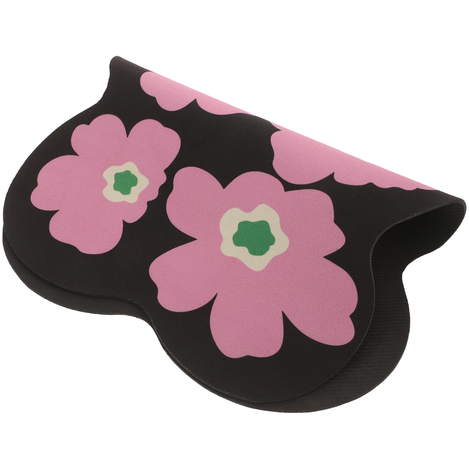 

Draining Mat Dish Drying Rack Absorption Antislip Oil Stain Isolation Large Flower Print Kitchen Countertop Coffee