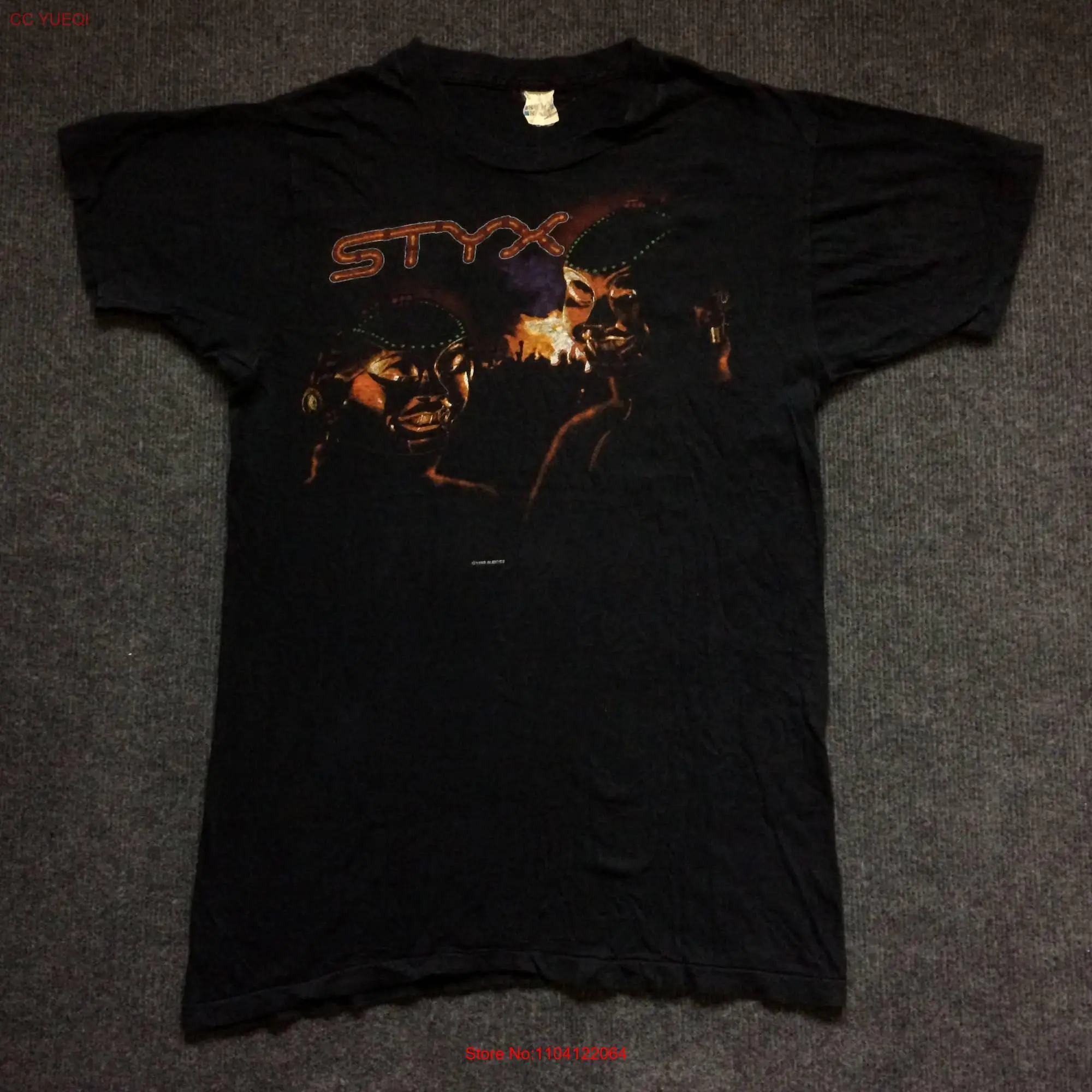 Vintage Styx Kilroy Was Here Concert 1983 tour 80s Original Rare T Shirt long or short sleeves