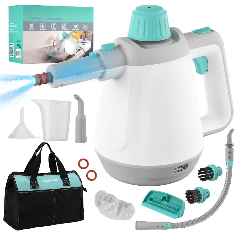 Handheld Steam Cleaner, Steam Cleaner for Home with Tool Bag & Safety Lock, 11 pcs Accessories,