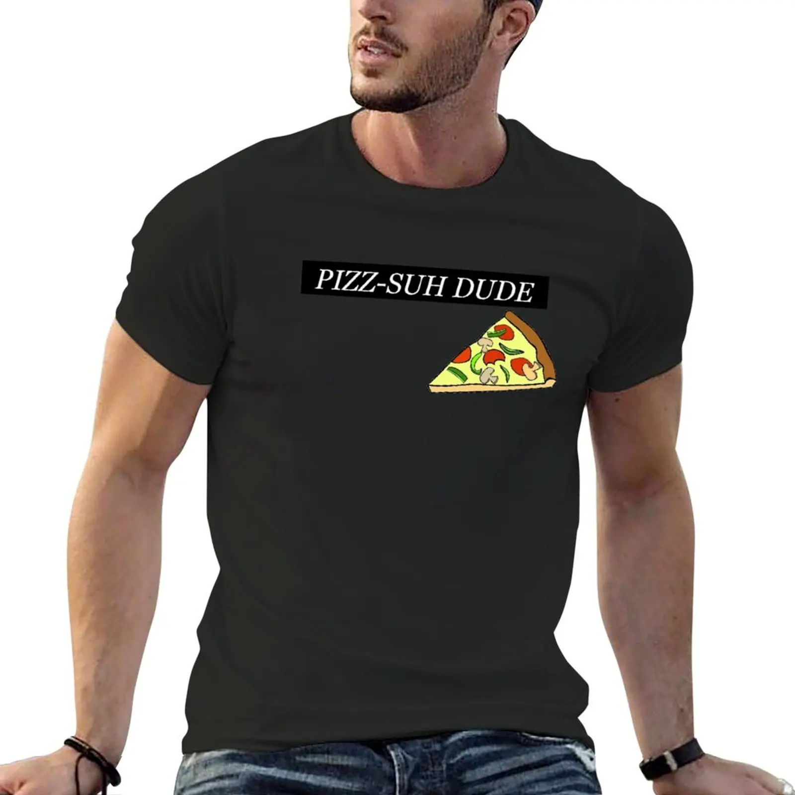 

Pizz-Suh Dude T-Shirt animal prinfor boys oversizeds quick drying mens funny t shirts