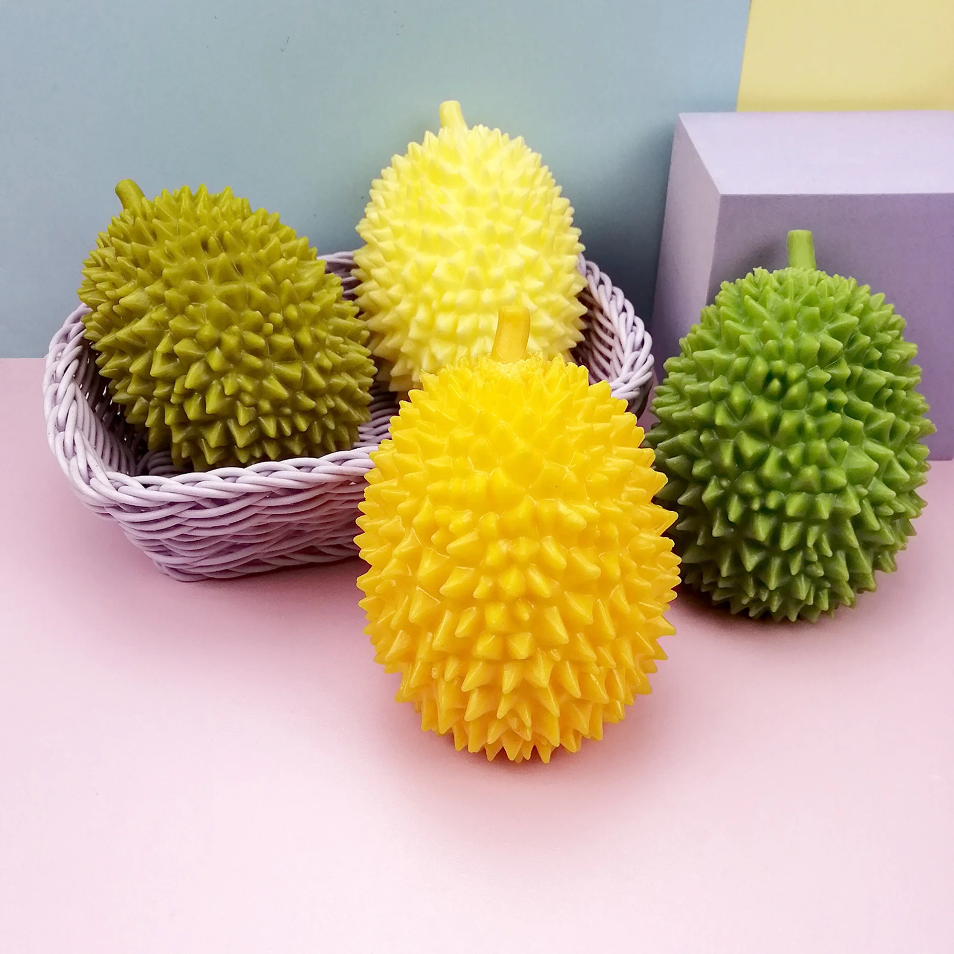 Durian Stress Relieving Tool Girls Tricking Pinching Music Stress Relieving Ball Children'S Small Toys Weird And Bizarre Gadgets