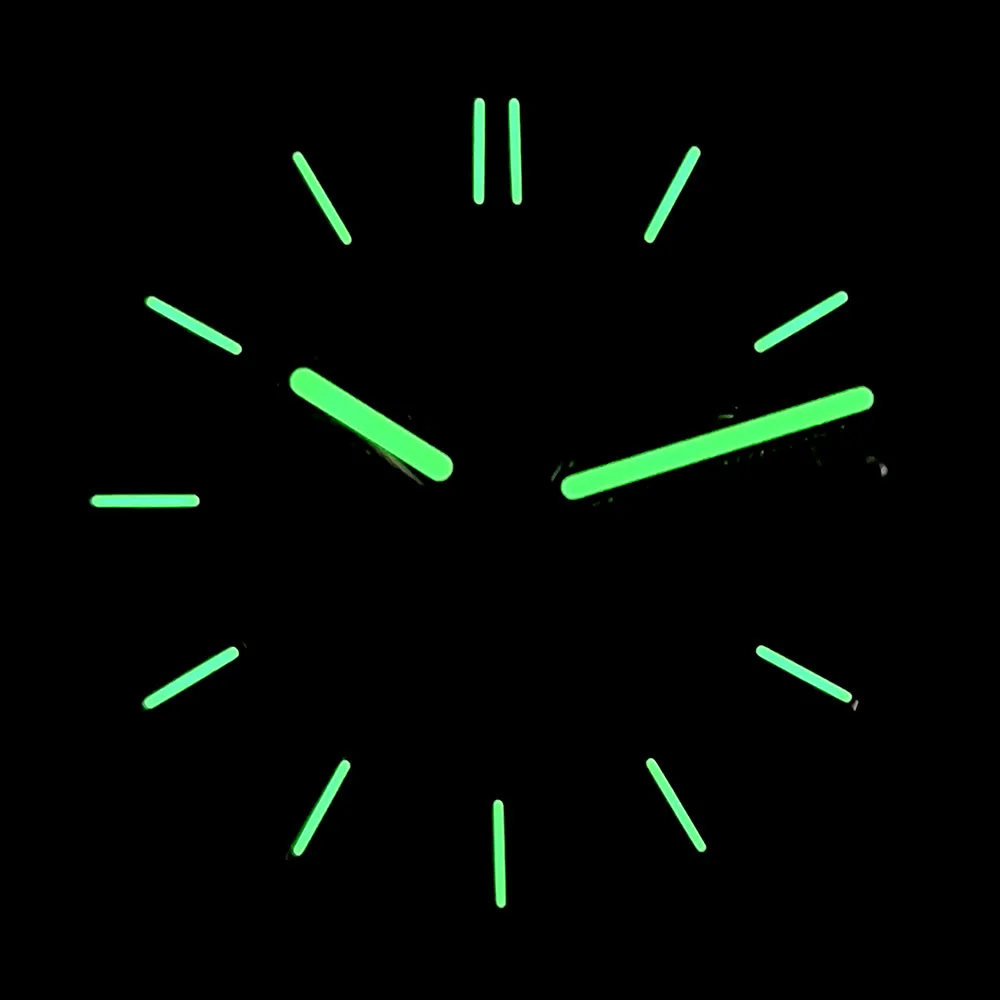 NH35 Dial 28.5mm Watch Dial Custom logo Dial Green Luminous dial Fit NH35 movement watch accessories