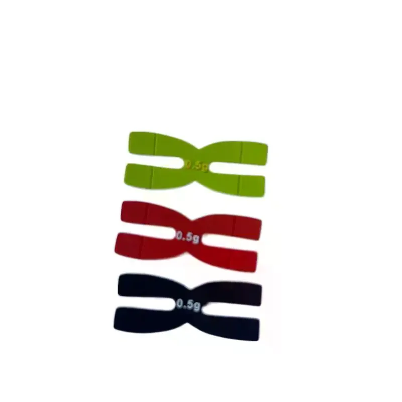 1Pc Self-adhesive 0.5g Silicone H-shaped Badminton Racket Weight Tape For Adjusting Racket Balance Badminton Accessories