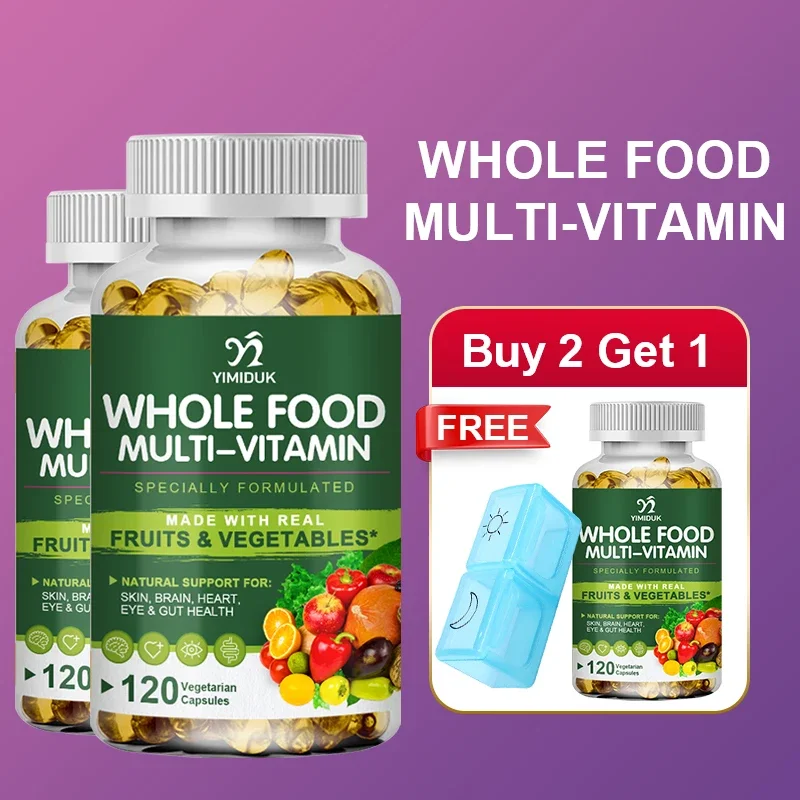 YIMIDUK Women's Whole Food Multivitamin Capsules, Supports Immune Function, Heart, Skin Vitality, Eye Health & Hormonal Balance