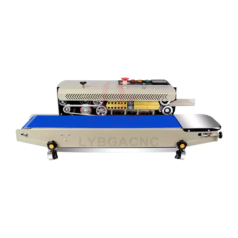 LY Tea Bags Sealing Machine for Food Snacks Plastic Bags Moon Cake Bags Printing Date Automatic Continuous Film Heat Sealer view 4