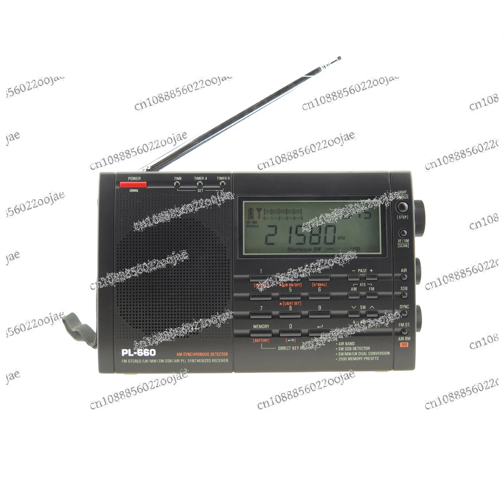 PL-660 Portable Radio High Quality With FM Stereo MW/LW/Shortwave SSB World Band Receiver