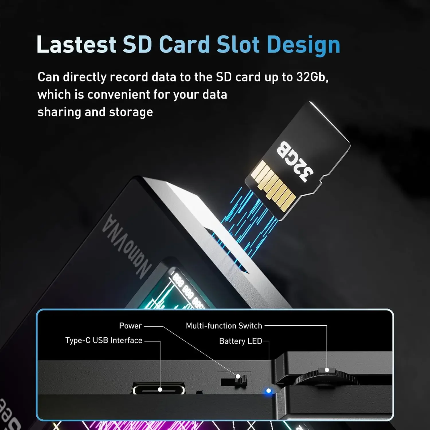 2.8 "عرض NanoVNA-H محلل هوائي شبكة المتجهات 10 كيلو هرتز-1.5 جيجا هرتز MF HF VHF UHF SWR جهاز اختبار نانو رقمي معلمات TDR S