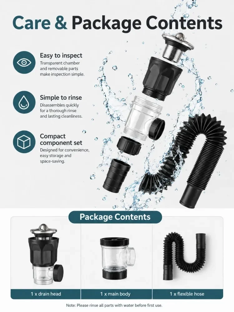 Bathroom Sink Drain Kit Image 8