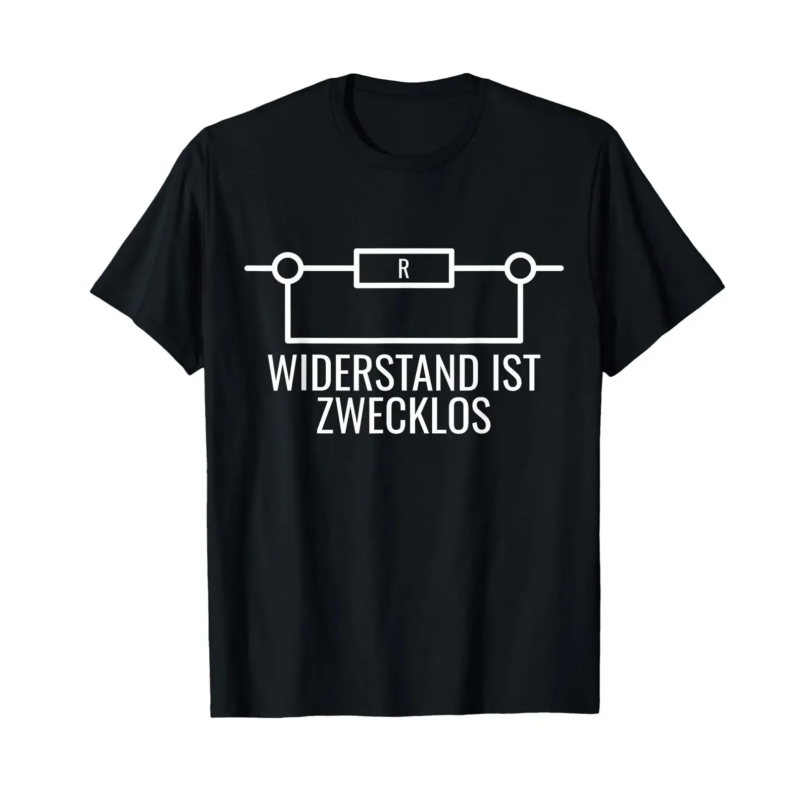 Resistance is Futile Funny Electronics Slogan T Shirt vintage Washed Unisex Soft Slightly Stretched streetwear Versatile homme