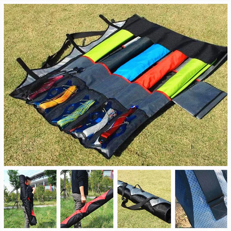 Free shipping stunt kite bag quad line power kite flying package toys for adults kites nylon kite accessories windsurf parachute