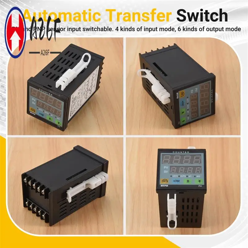 

A26F-MYPIN 4, цифровой счетчик длины, измеритель длины, многофункциональный интеллектуальный 90-260 В переменного/постоянного тока, предустановленный релейный выход