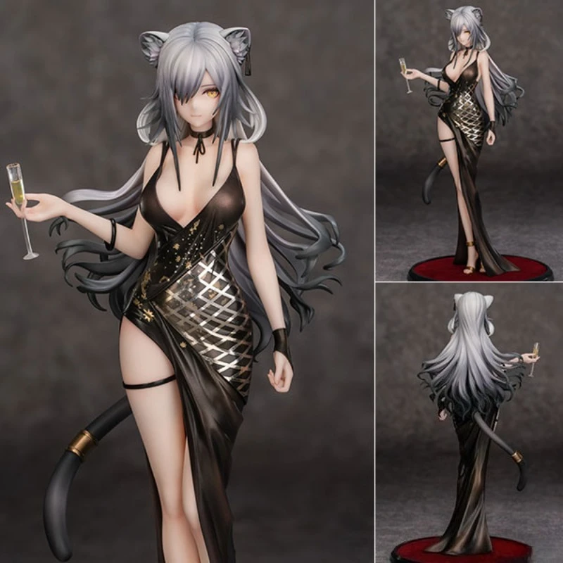 

Arknights Myethos Schwarz Dress up in formal attire Original genuine PVC Action Anime Model Toys Figure Collection Doll Gift