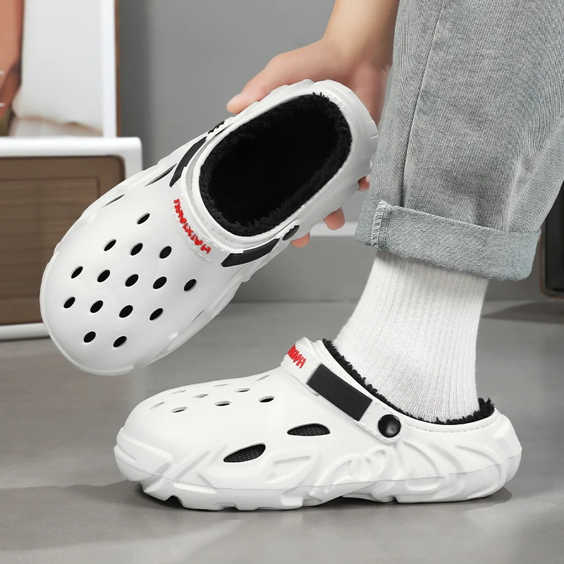 شبشب شتوي قباقيب فرو قطيفة للنساء والرجال شباشب فروي دافئة للأزواج موجزة داخلي أحذية قطنية منزلية شرائح منفوشة غير رسمية