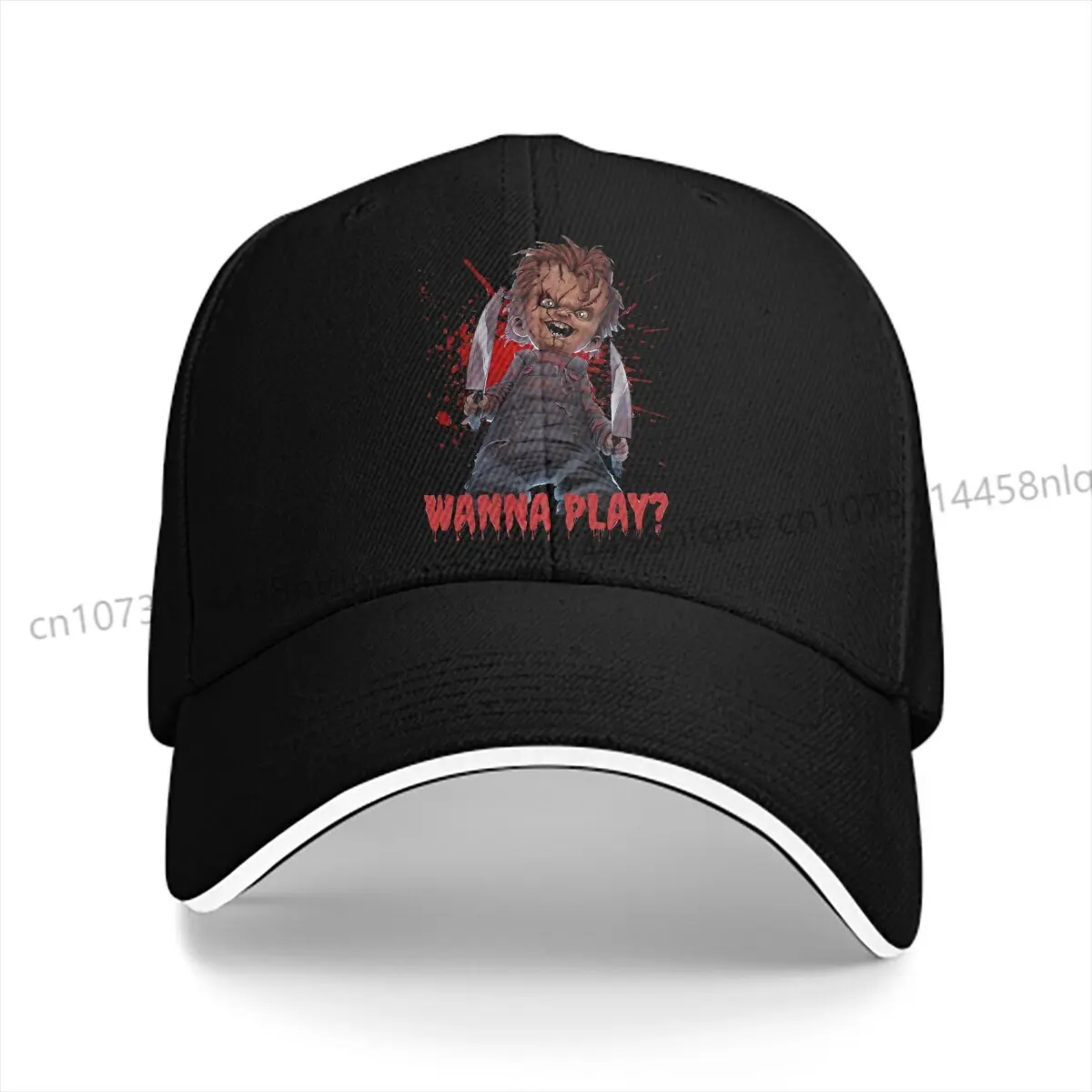 Wanna Play Child's Play Horror Movie Outdoor Cap Sun Visor Hip Hop Caps Cowboy Hat Peaked Hats