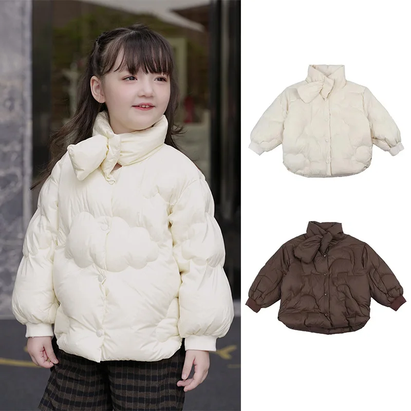 

Jenny&Dave Nordic primary and secondary school children's white duck down jacket, ultra light, constant temperature, warm jacket