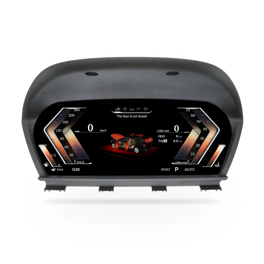 หน้าจอแสดงผลดิจิตอลขนาด 12.3 นิ้ว ระบบ Linux สำหรับ BMW X1 F48 F49 X2 F39  แผงหน้าปัดรถยนต์ LCD Cluster