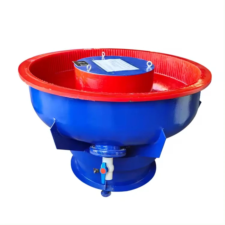 30-800L Polishing Bowl Rolling Vibration Deburring Vibration Rolling Machine For Industrial Metal Parts Remove Rust Marks