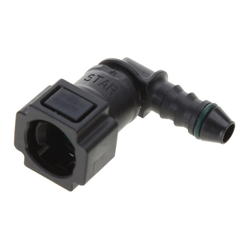 QM82 Fuel Line Quick Release Connector ID6 Female 7.89mm Elbow Fuel Line Joint Coupler Fuel Hose End Fitting