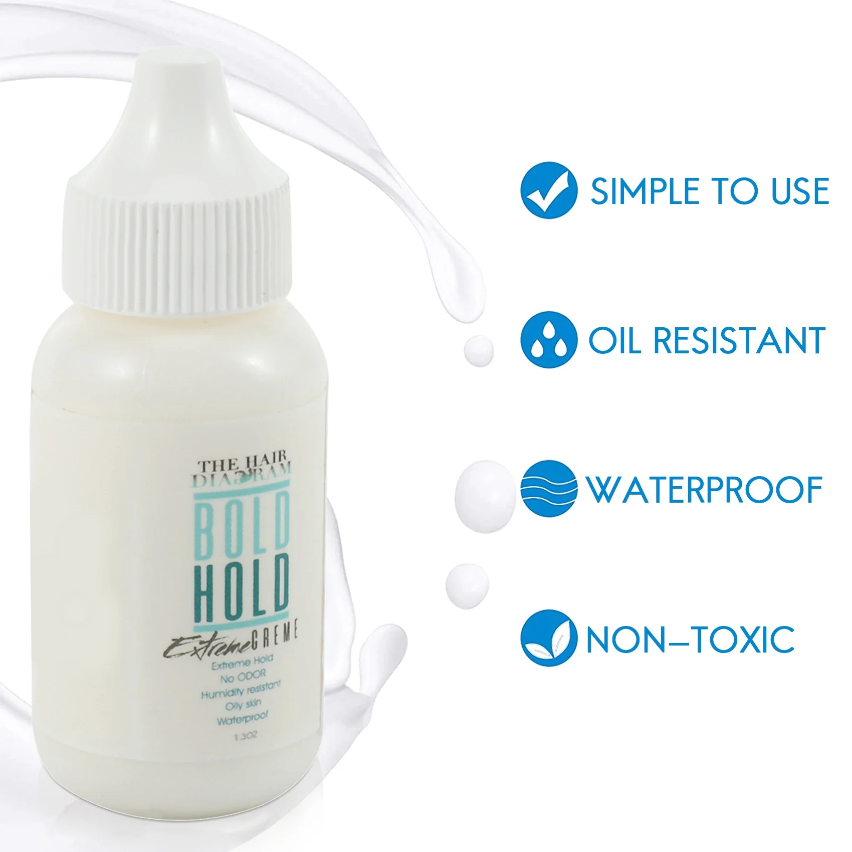 B49Clace Wig Cap To… - image