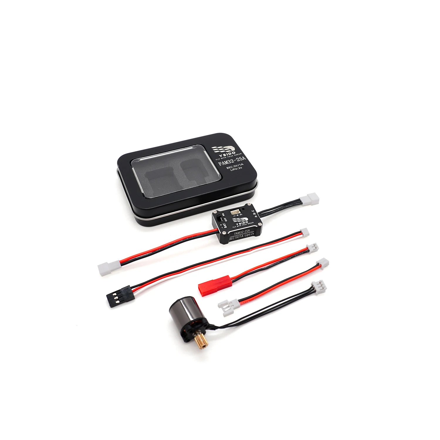 YSIDO 25A ESC 및 1212 3500KV 모터 브러시리스 콤보 TRX4M SCX24 FMS FCX18 FCX24 1/18 1/24 RC 크롤러 클라이밍 액세서리